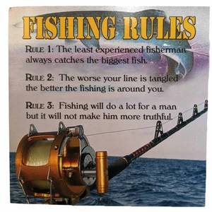 Force 4 Fishy Tales Card - Fishing Rules 