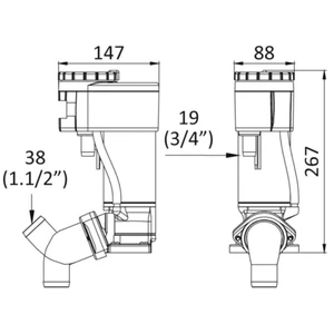 Seaflo Electric Toilet Conversion Kit 12V