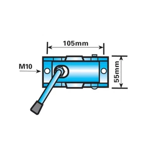 Force 4 Jockey Wheel Clamp 42mm 