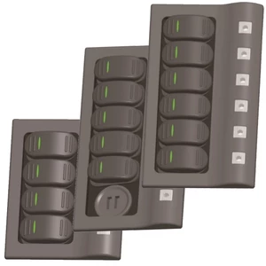Force 4 Rocker Switch Panel with Breakers 