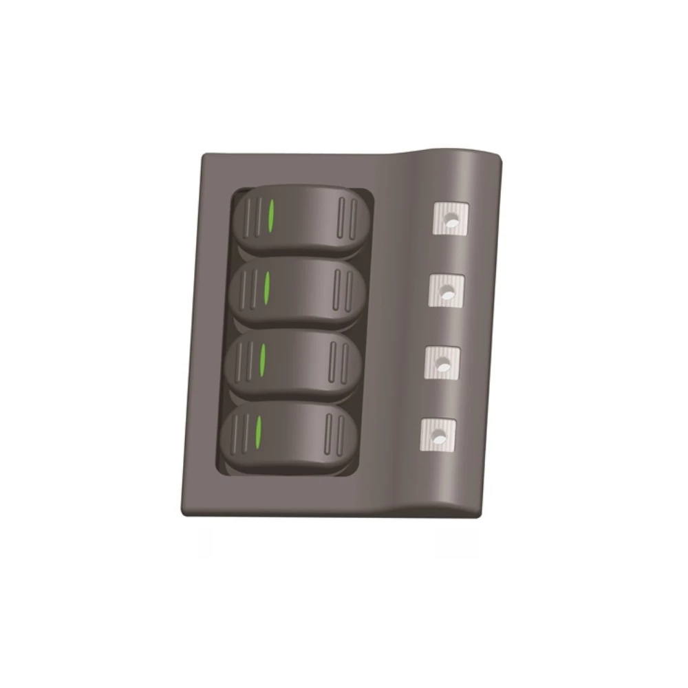 Rocker Switch Panel with Breakers