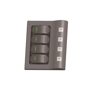 Force 4 Rocker Switch Panel with Breakers 
