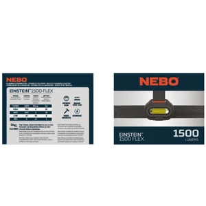 Nebo Einstein 1500 Flex Rechargeable LED Head Torch