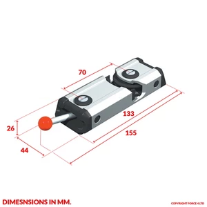Seasure Tiller Lock Grey 