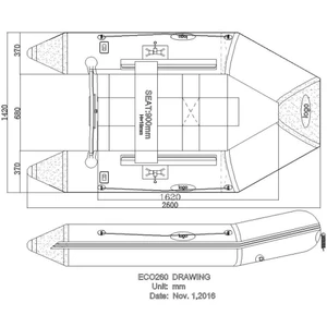 Seago 260SL Slatted Floor Inflatable Boat