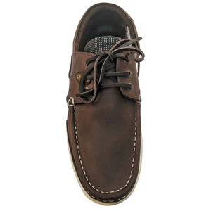 Dubarry Regatta Ex-Wide Fit Men's Deck Shoe - Donkey Brown 