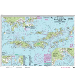 Imray Chart - Virgin Islands StThomas to Virgin Gorda