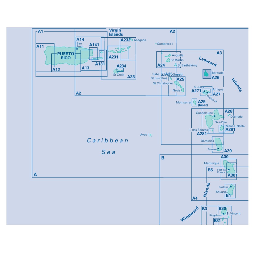 Chart - Barbuda SW Coast 