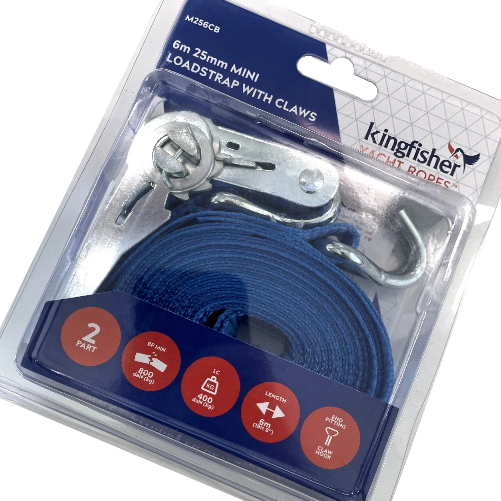 Mini Galvanised Loadstrap with Claw Hook