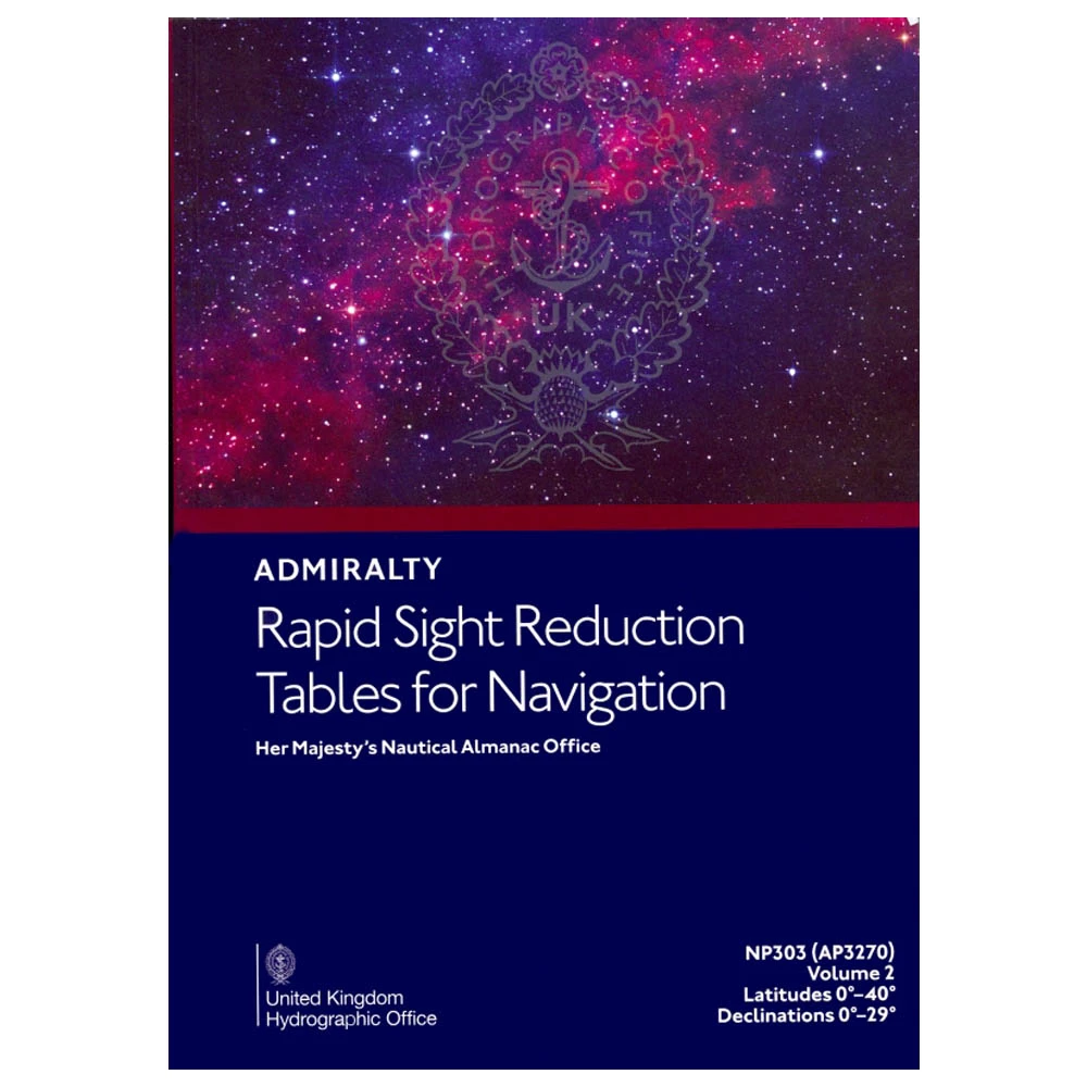 Sight Reduction Tables Vol.2 0-40deg