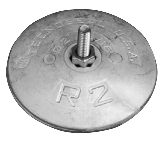Tecnoseal Zinc Disc Anode (pair) for Rudder 72mm 