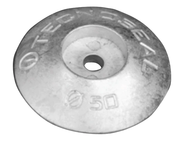 Tecnoseal Zinc Disc Anode for Rudder 50mm 