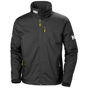 Crew Hooded Midlayer Jacket Black
