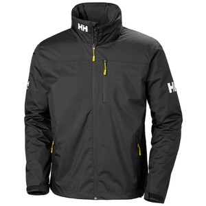 Men's Crew Hooded Midlayer Jacket - Black 