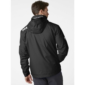 Men's Crew Hooded Midlayer Jacket - Black 