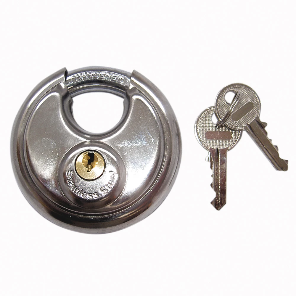 Stainless Steel Disc Padlock