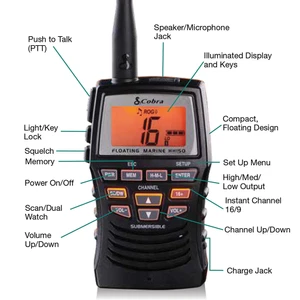 Cobra HH150 Handheld VHF Radio