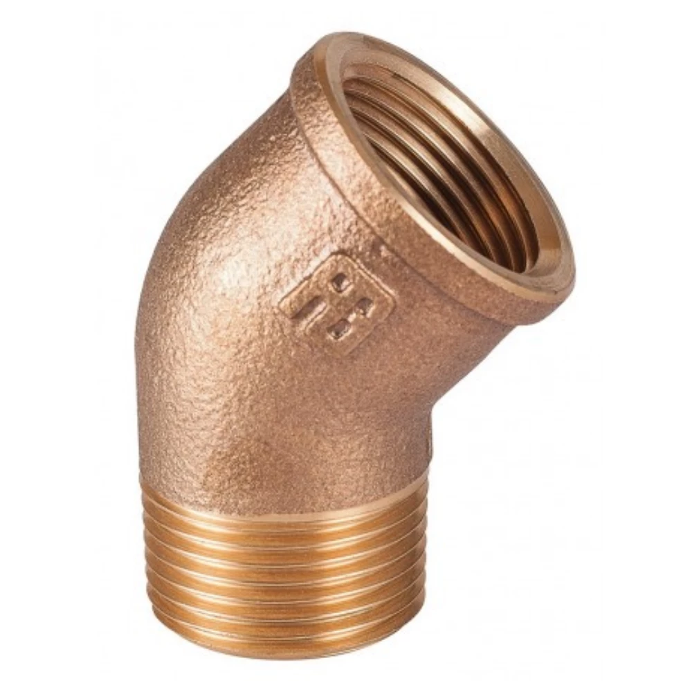 Guidi Bronze 45 Degree Elbow M-F 