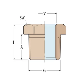 Guidi Bronze Bushing M-F