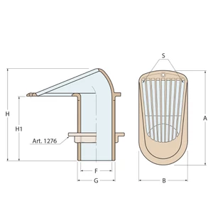 Guidi Bronze Grated Water Intake 2000 Series