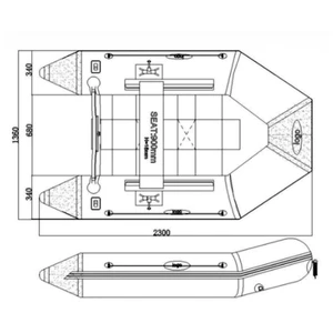 Seago 230SL Slatted Floor Inflatable Boat 