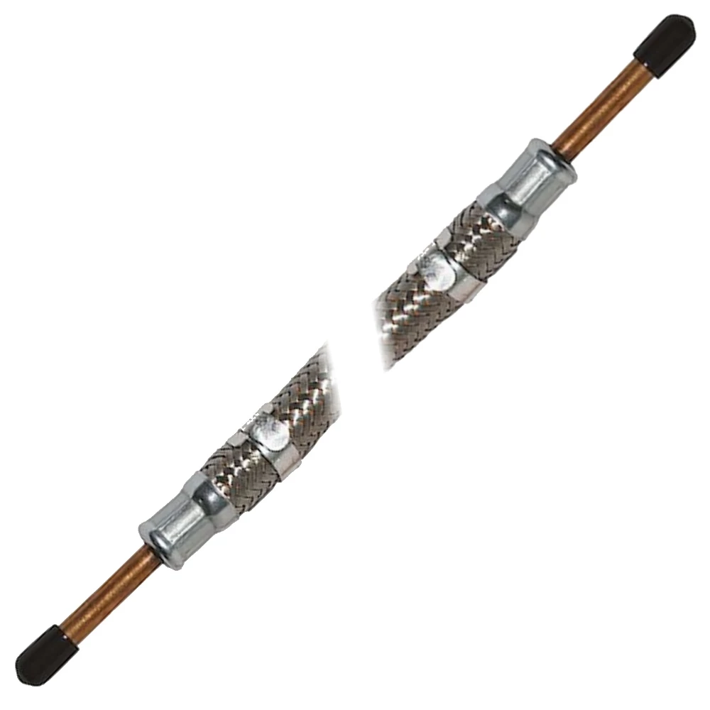 Braided Armoured Gas Hose Assembly 5/16&rdquo;x24"