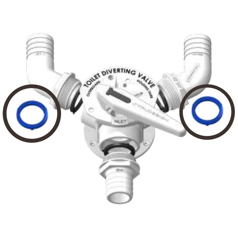 TruDesign Aquavalve Blue Seals 3 Pack