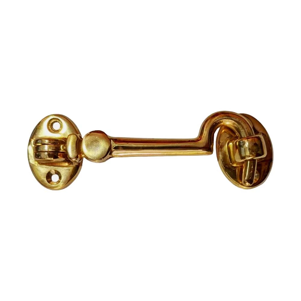 Cabin Hook Silent 4"Brass