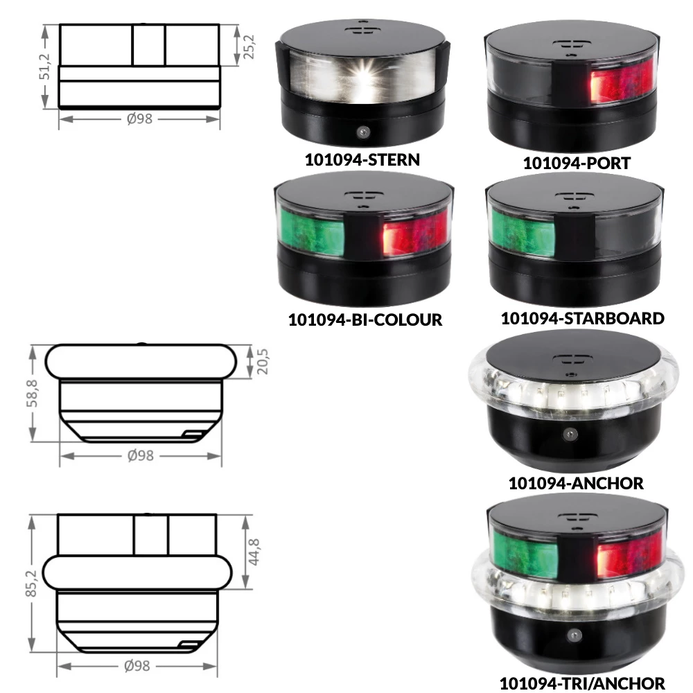 Discovery LED Navigation Light - Up to 20m