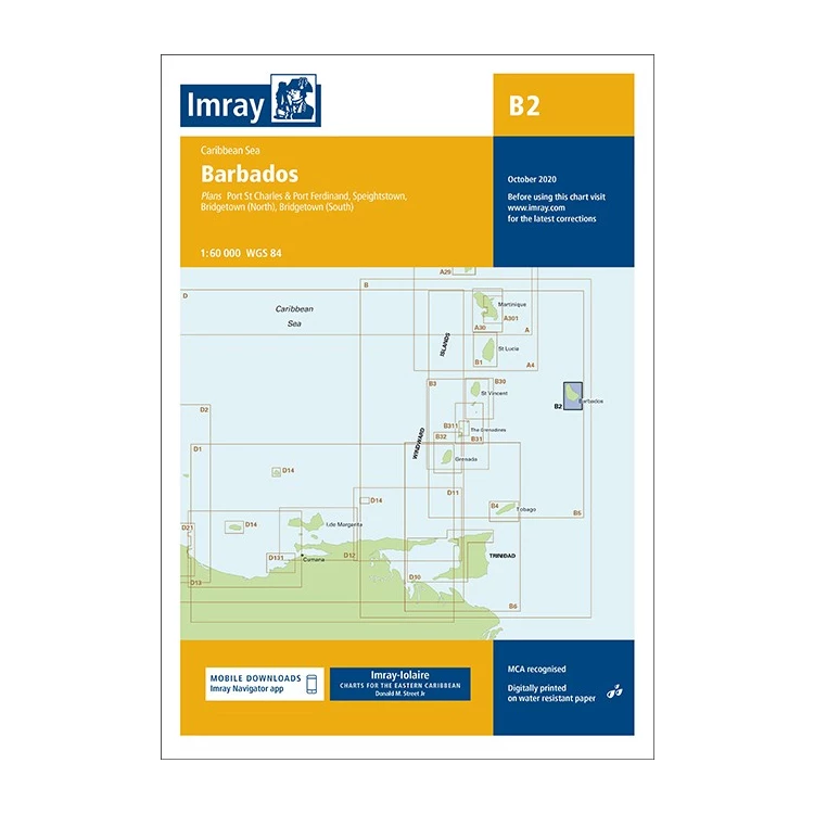 Imray B2 Barbados