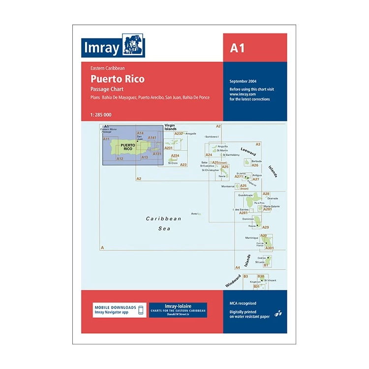 A1 Puerto Rico Passage Chart