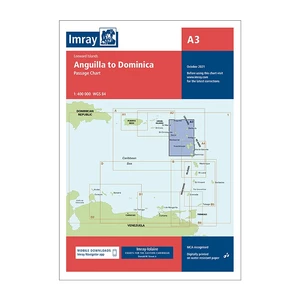 Imray A3 Anguilla to Dominica Passage Chart