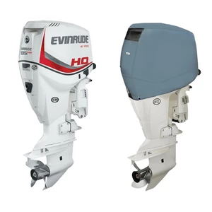 Oceansouth Fitted Outboard Motor Cover - Evinrude 135-200hp E-TEC-V6 2.6L 2004 on