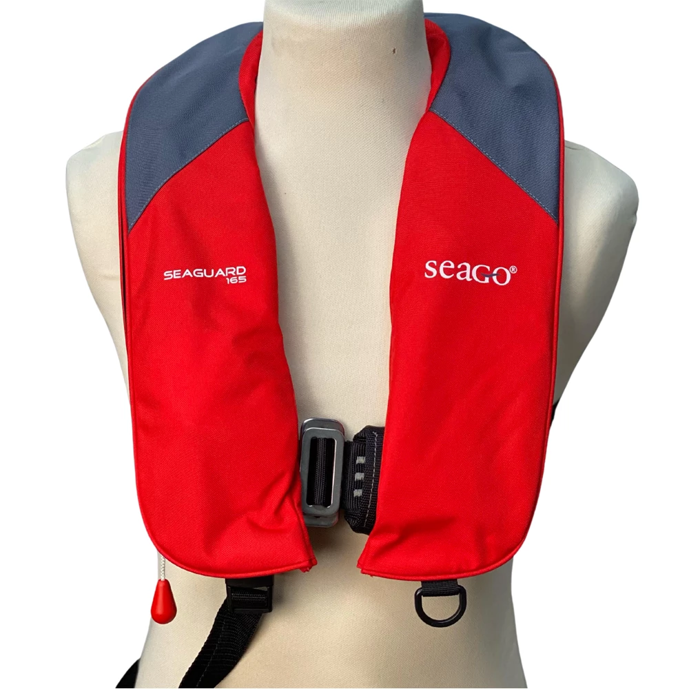 Seaguard 165N Automatic Harness Life Jacket Red & Grey