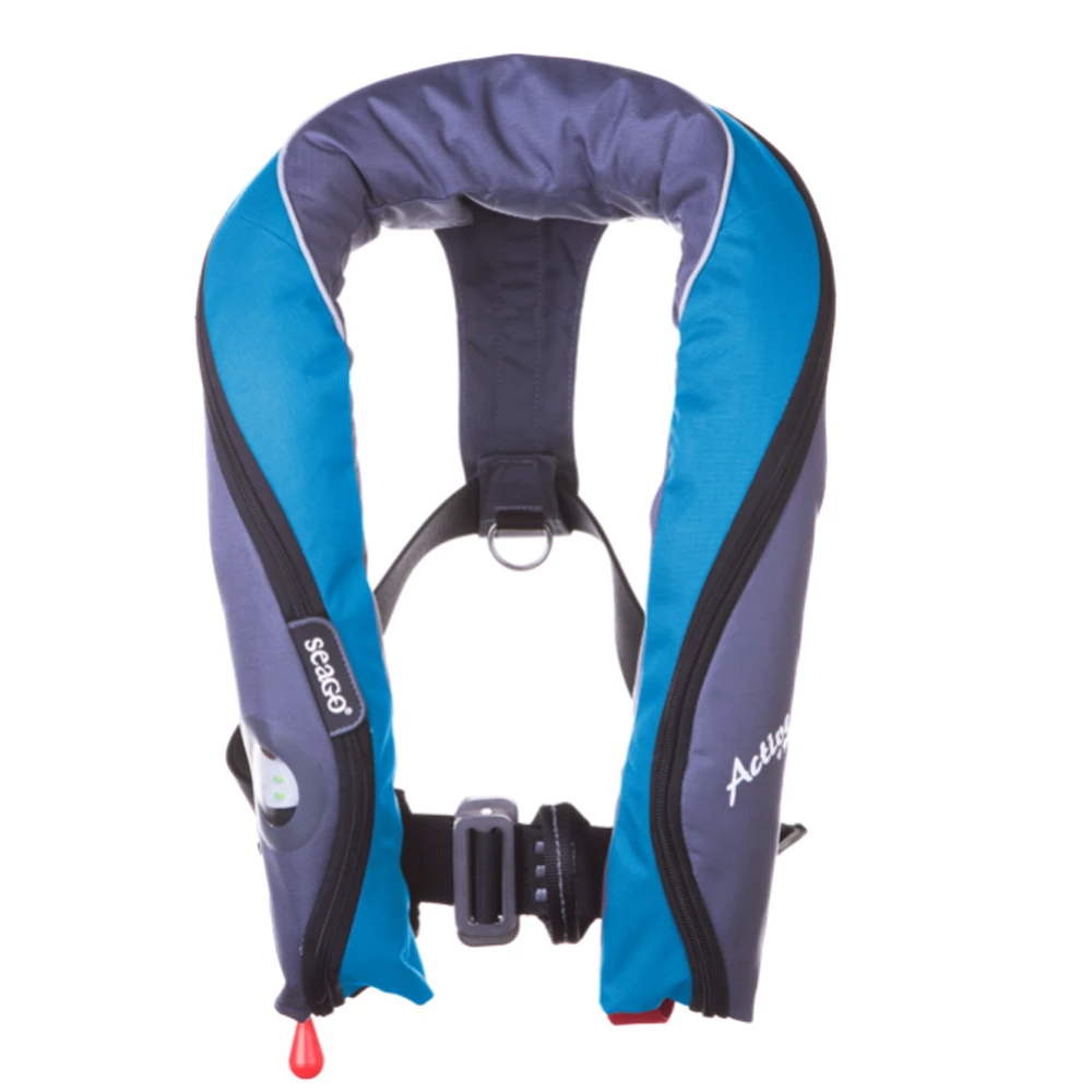 Seago Active 190N Pro Automatic/Harness Life Jacket with pre fitted Spray Hood & Light 