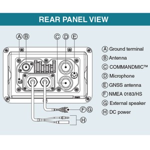 IC-M510E VHF Radio With AIS Receiver 