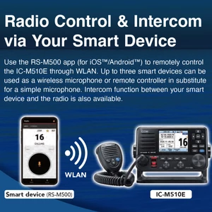 Icom IC-M510E VHF Radio With AIS Receiver 