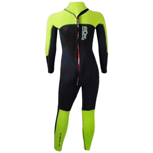 SOLA Kids Storm 3/2mm Wetsuit Lime/Navy 