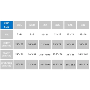 SOLA Kids Storm Shorty 3/2mm Wetsuit Navy/Lime