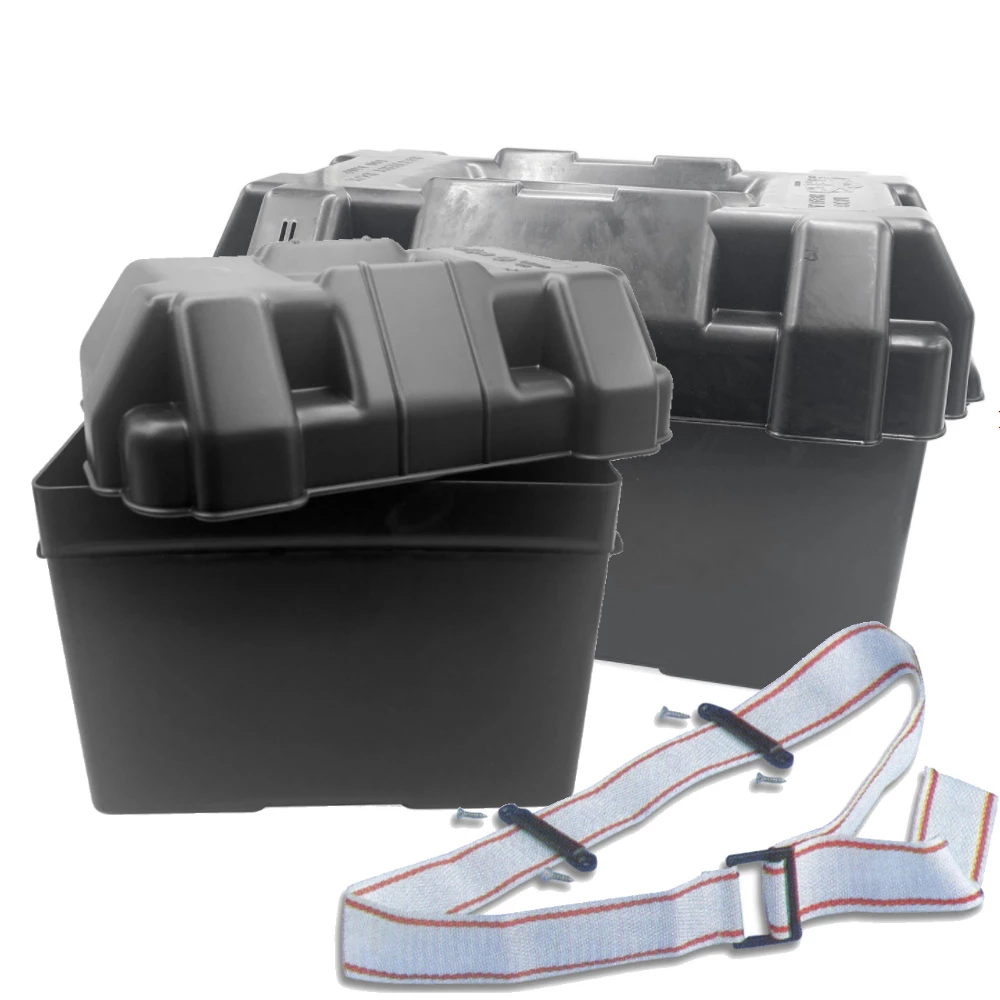 Trem Battery Box with Tie-Down Strap