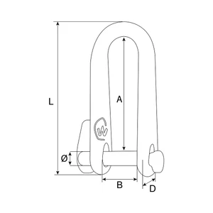 Wichard Key Pin Shackle