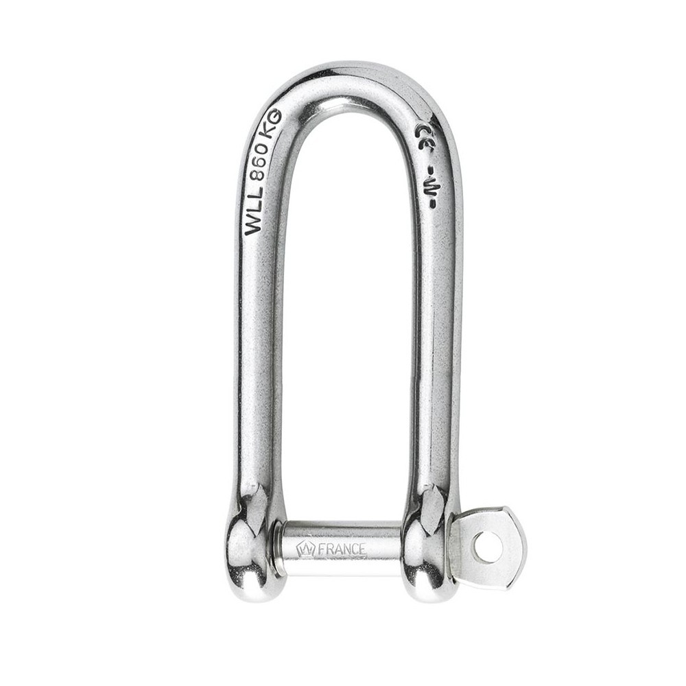 5/16 Inch D Shackle - Marine Grade Stainless Steel T316 With 1300 Lb Capacity