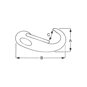 Force 4 Stainless Steel Snap Hook