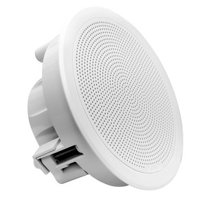 Damaged Box FM Series 7-7 200W Flush Mount Round Marine Speakers 