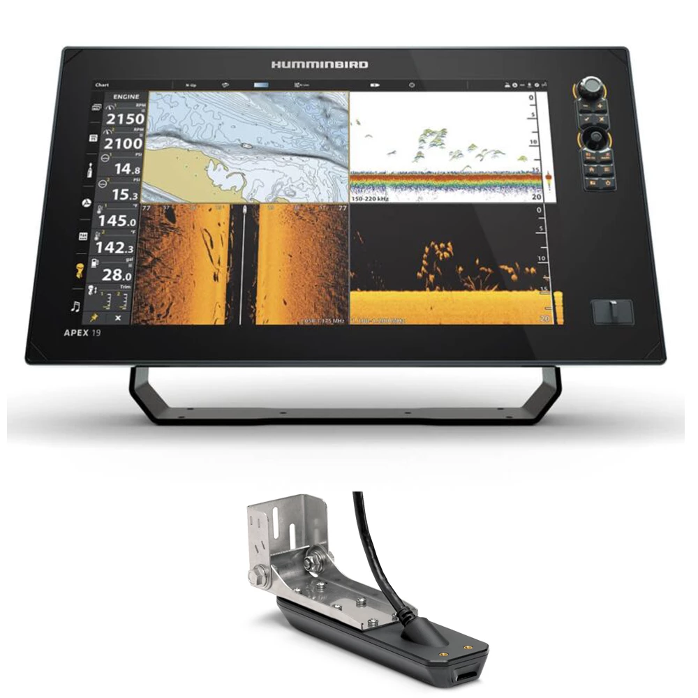 Humminbird Apex Mega SI+ Fishfinder and Chartplotter 