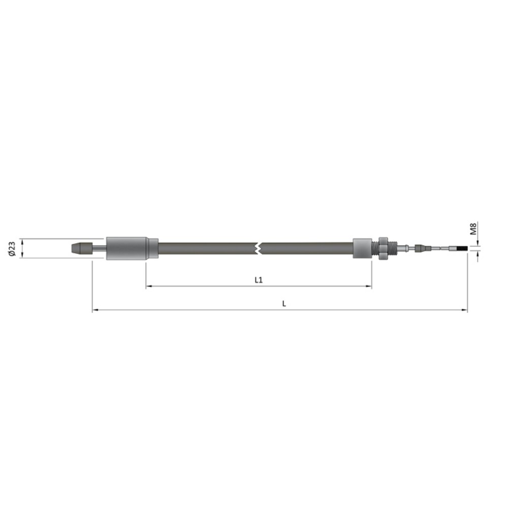 Trailer 770mm Longlife Detachable Bowden Cable For ALKO Brakes 