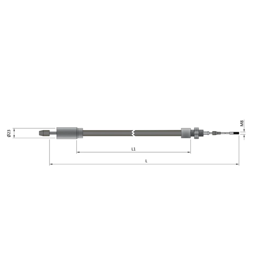 Trailer Brake Cable for ALKO - Quick Connect 770mm