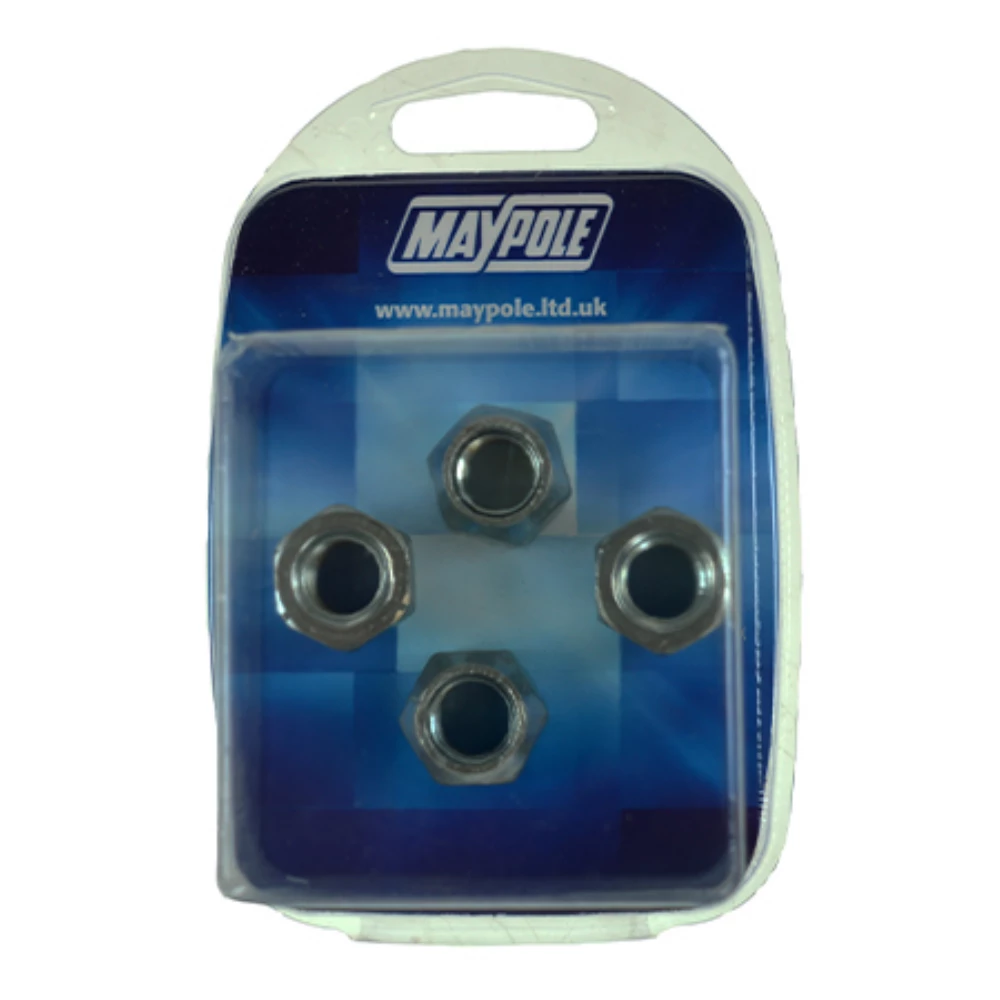 Conical Trailer Wheel Nuts M12x1.5 (4 Pack)