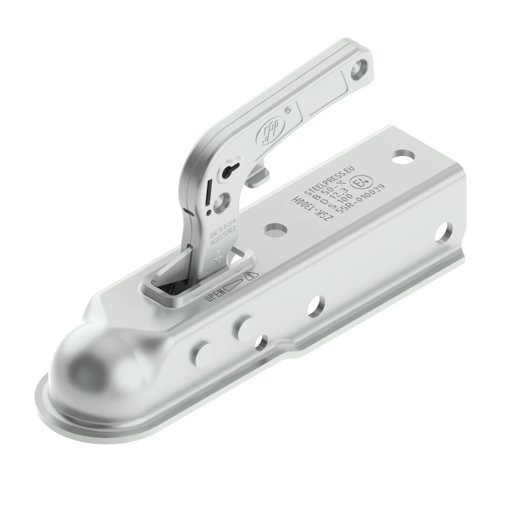 Maypole Pressed Steel 50mm Trailer Hitch Coupling 1300Kg 