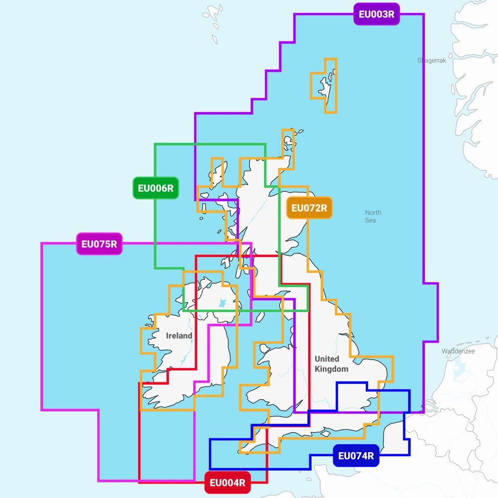 Navionics Plus UK Regular Area Chartplotter Chart 